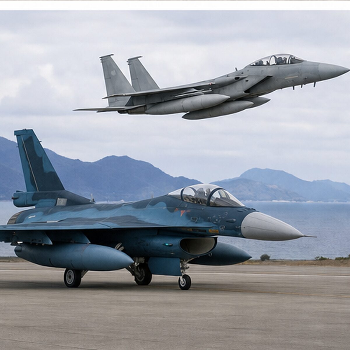 航続距離の違い｜F-15Jは約4,600km、F-2は約2,900kmに関わる装備と運用環境