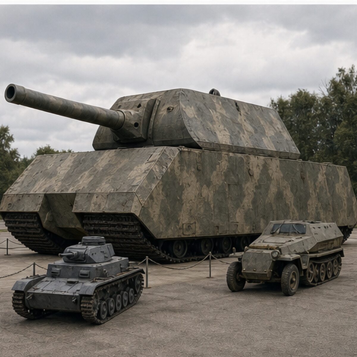 マウス|188トンの超重戦車は実戦に間に合わなかったに関わる装備と運用環境