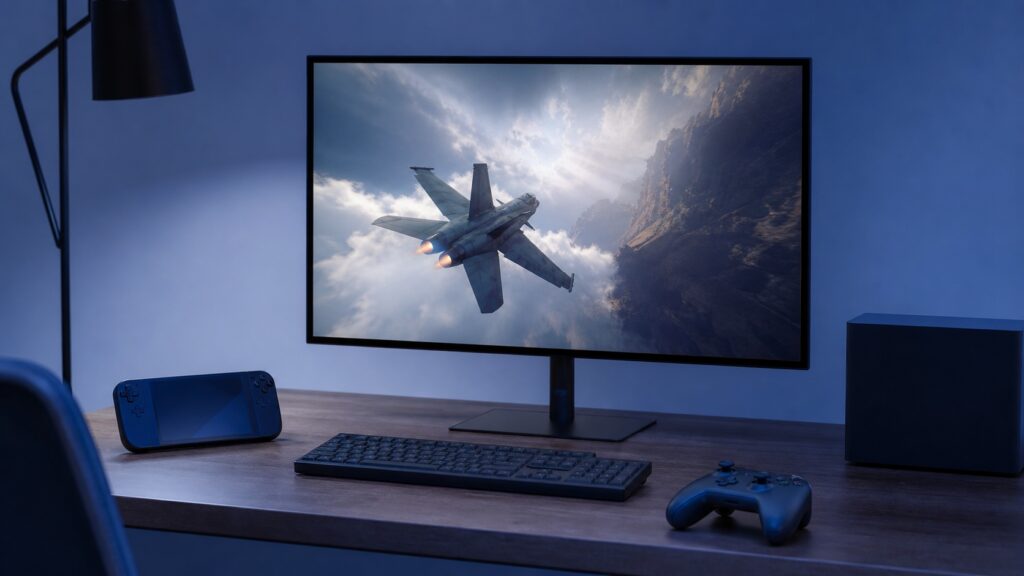 現行機でフライトシューティングを遊ぶゲーム机