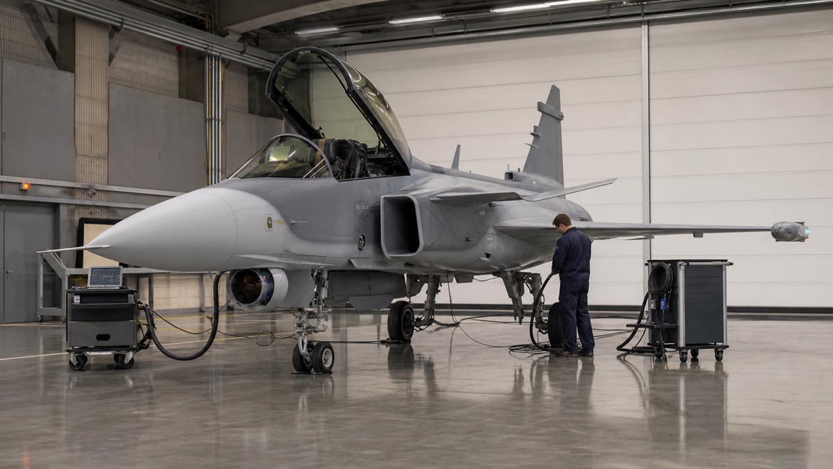 グリペンE級戦闘機のセンサー整備