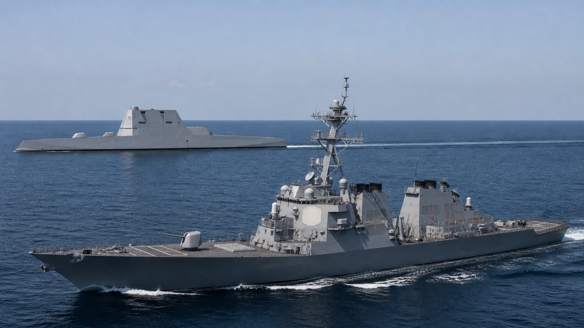 イージス駆逐艦とステルス駆逐艦に相当する水上戦闘艦
