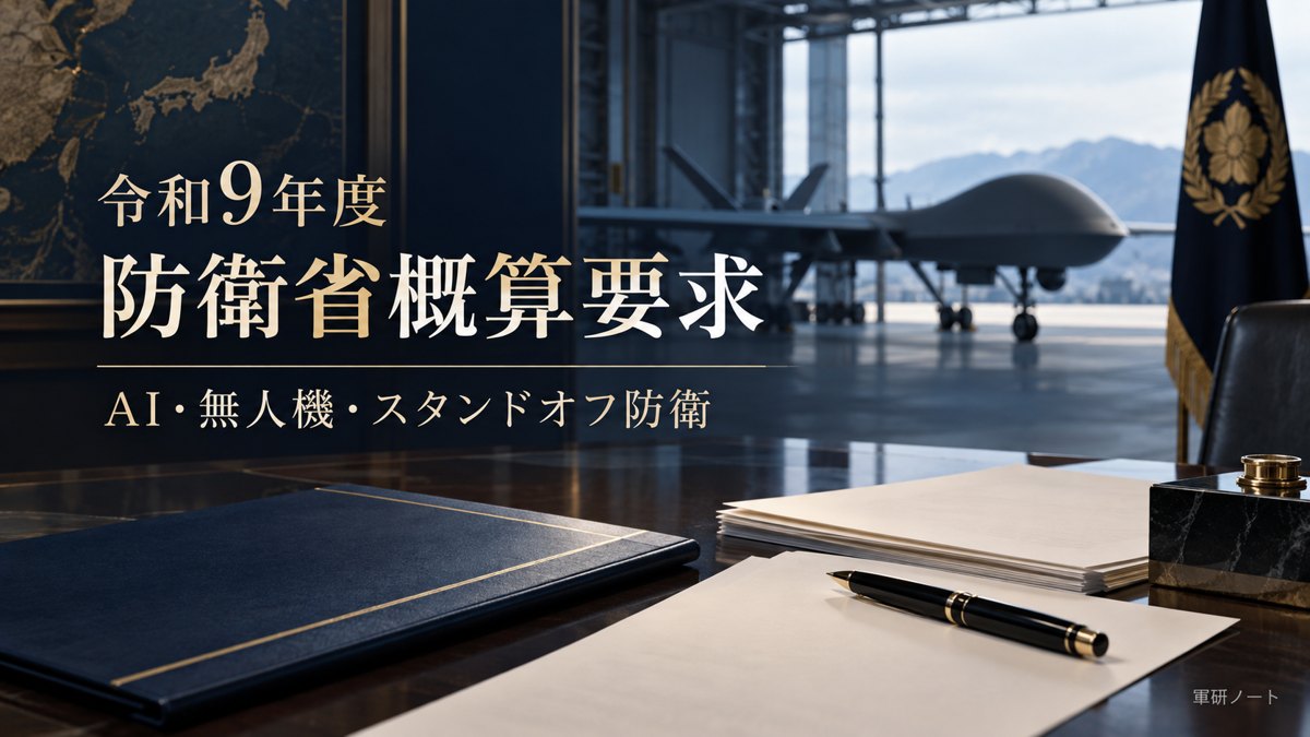 令和9年度防衛省概算要求を解説|AI・無人機・スタンドオフ防衛で何が変わる?