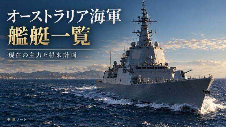 オーストラリア海軍の艦艇一覧【2026年版】