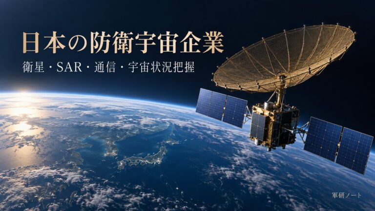 日本の防衛宇宙企業一覧|衛星・SAR・通信・宇宙状況把握を支える企業