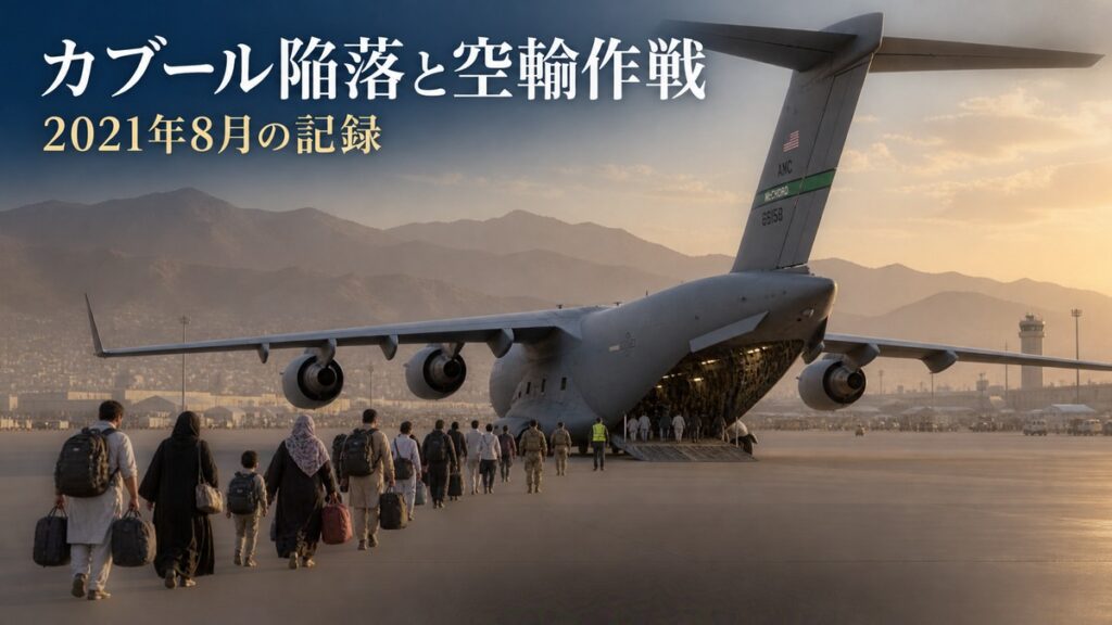 カブール陥落と空輸作戦（2021年） 記事表紙