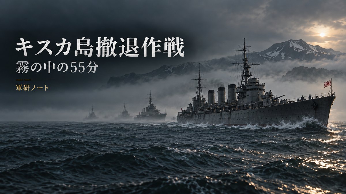 キスカ島撤退作戦｜霧の55分
