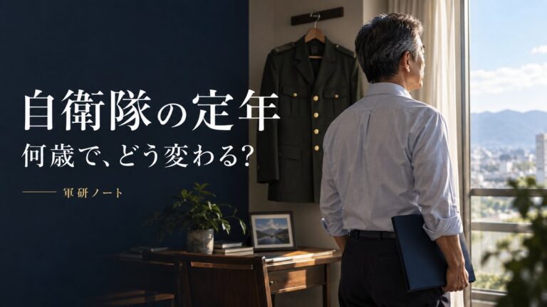 自衛官の定年｜階級別年齢とその後の働き方