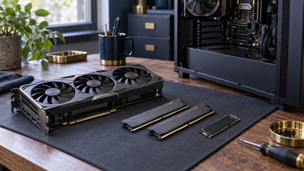 買い替えを考えるときは、GPU・メモリ・SSDを順に確認したい。