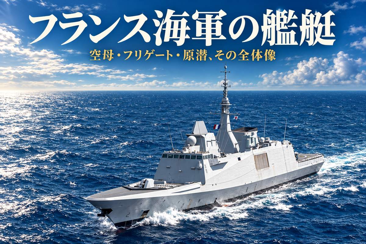 フランス海軍の艦艇一覧【2026年版】