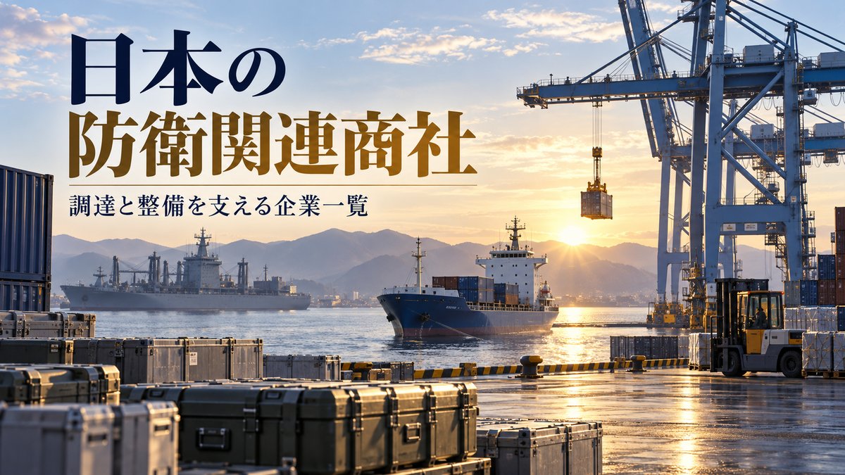 日本の防衛関連商社一覧の記事表紙