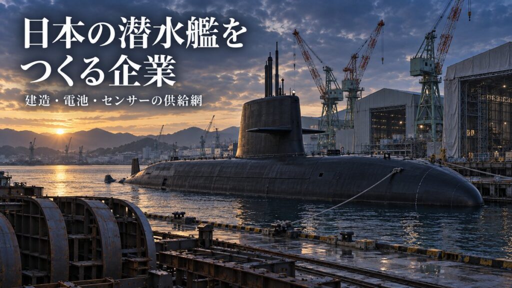 日本の潜水艦を作る企業一覧の記事表紙