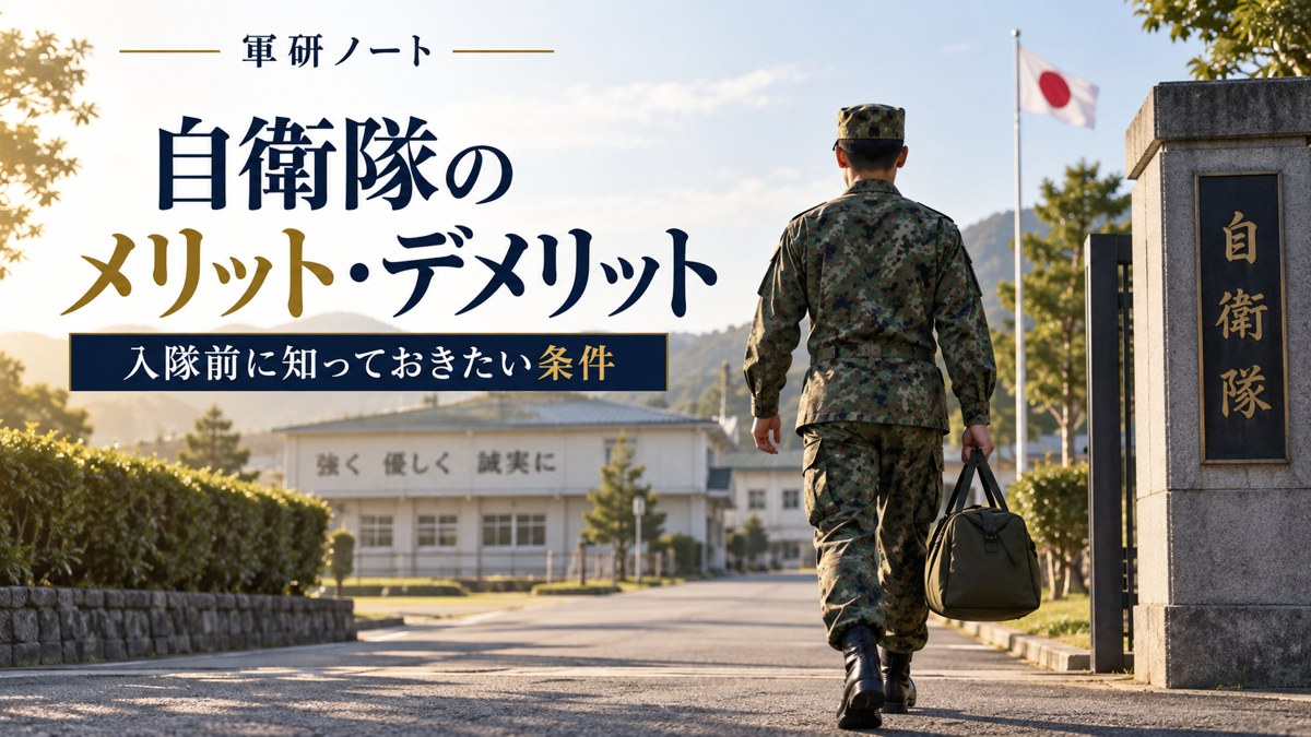 自衛隊に入るメリット・デメリット【2026年版】 記事表紙