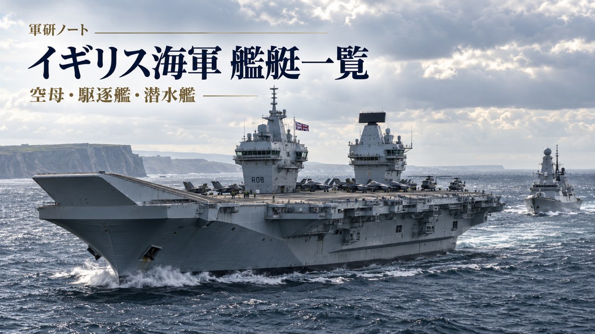 イギリス海軍の艦艇一覧【2026年版】 記事表紙