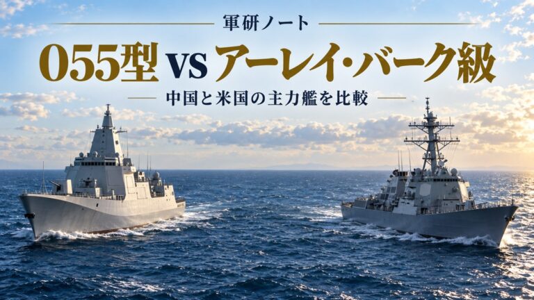 055型 vs アーレイ・バーク級 記事表紙