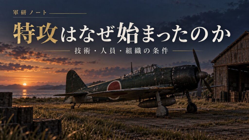 特攻はなぜ始まったのか 記事表紙