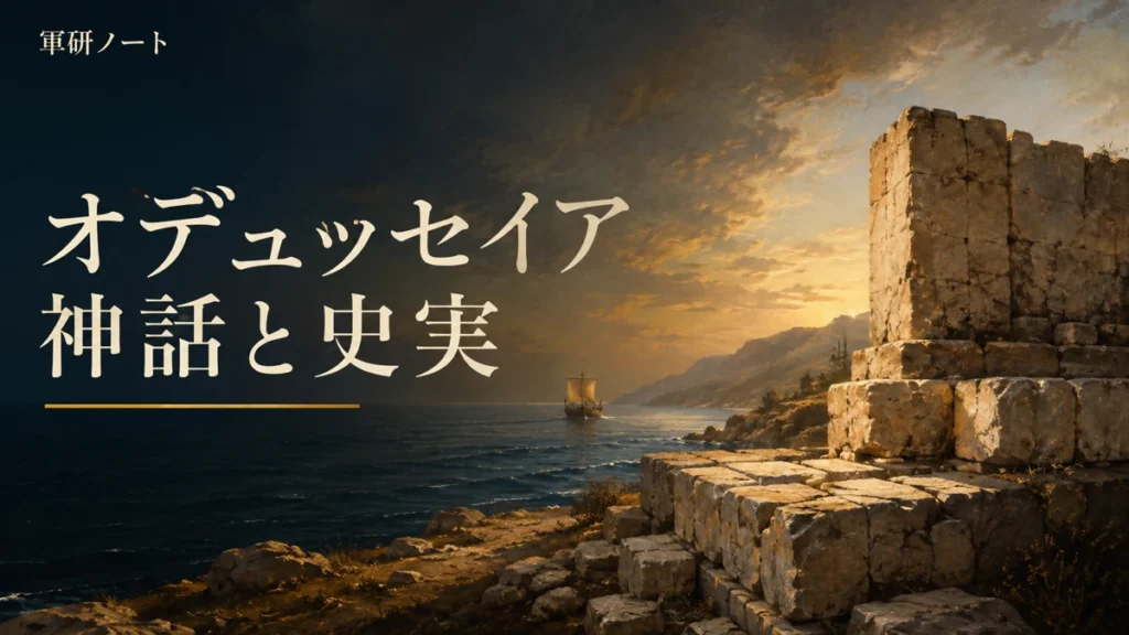 オデュッセイアの神話と史実を紹介する特集表紙