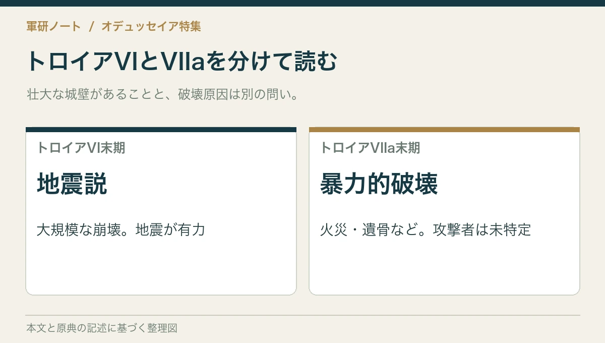トロイアVIとVIIaを分けて読む