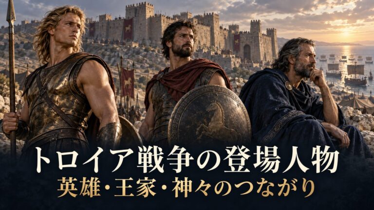 トロイア戦争の登場人物一覧・相関図 記事表紙