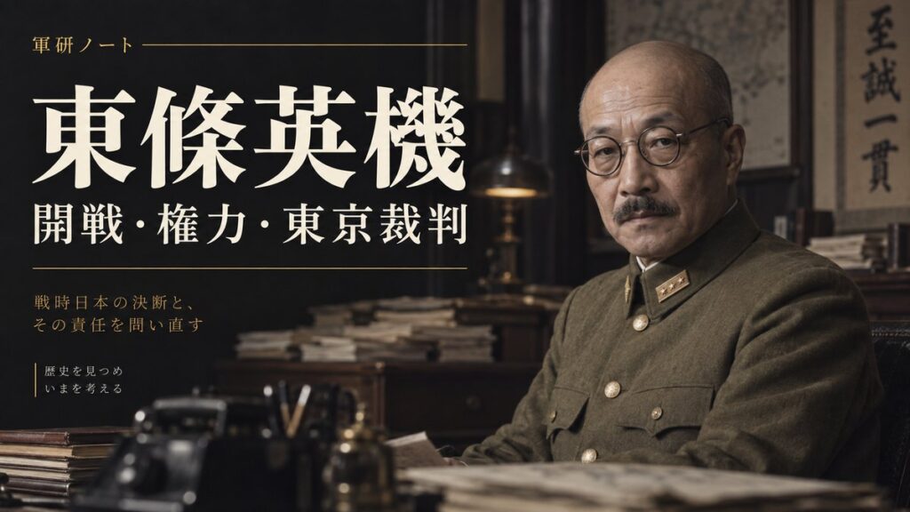 東條英機｜開戦・権力・東京裁判