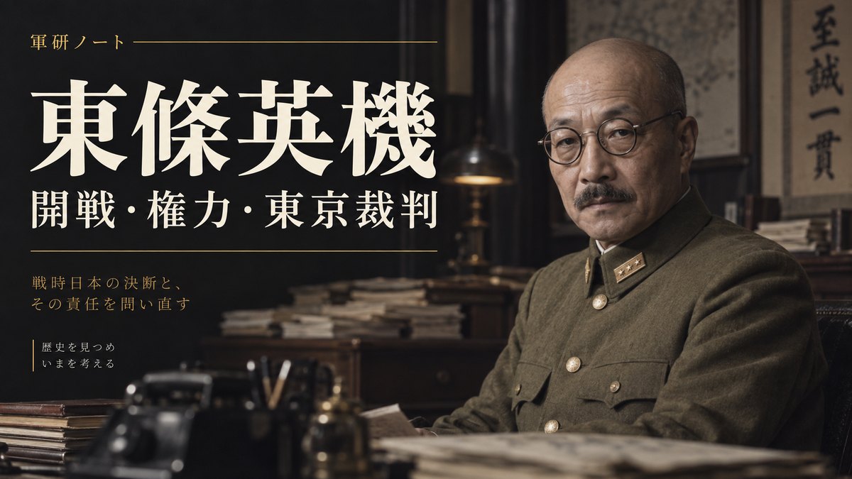 東條英機｜開戦・権力・東京裁判