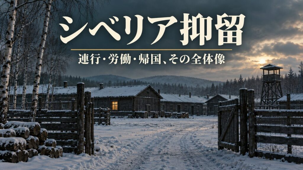 シベリア抑留はなぜ起きたのか