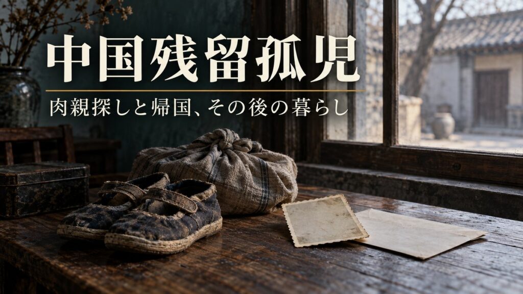 中国残留孤児はなぜ生まれ、なぜ帰国が遅れたのか