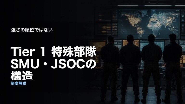 Tier 1特殊部隊とJSOCの指揮構造を解説する記事アイキャッチ