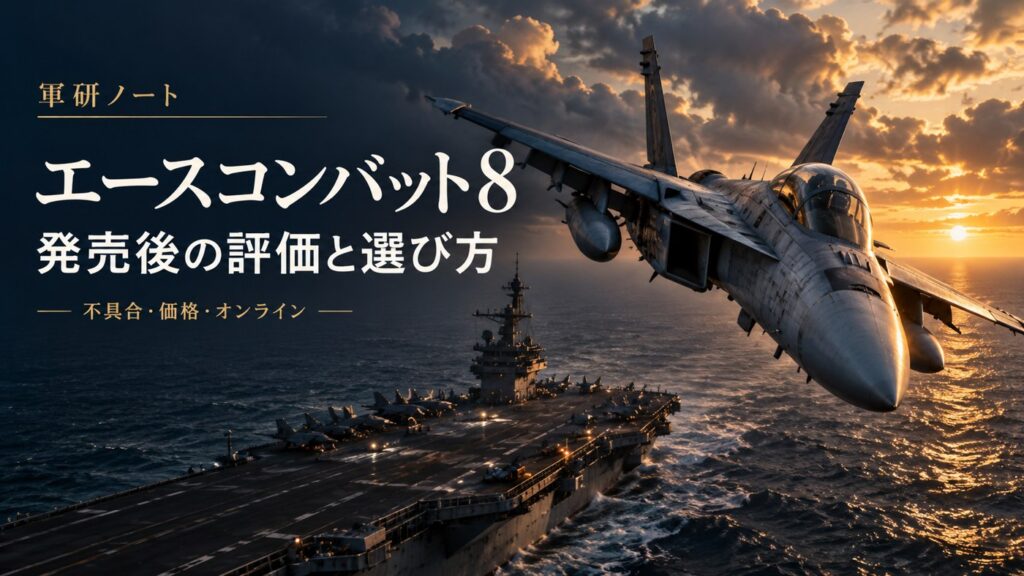 エースコンバット8 発売後の評価と選び方