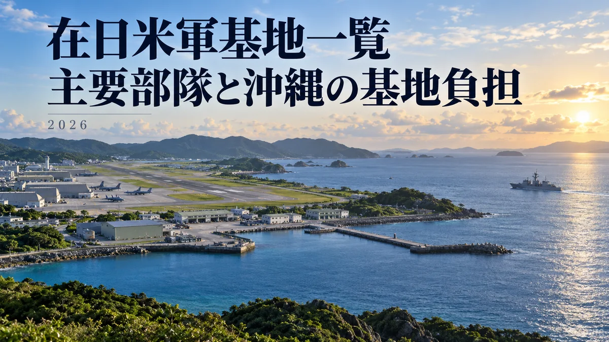 在日米軍基地一覧と主要部隊