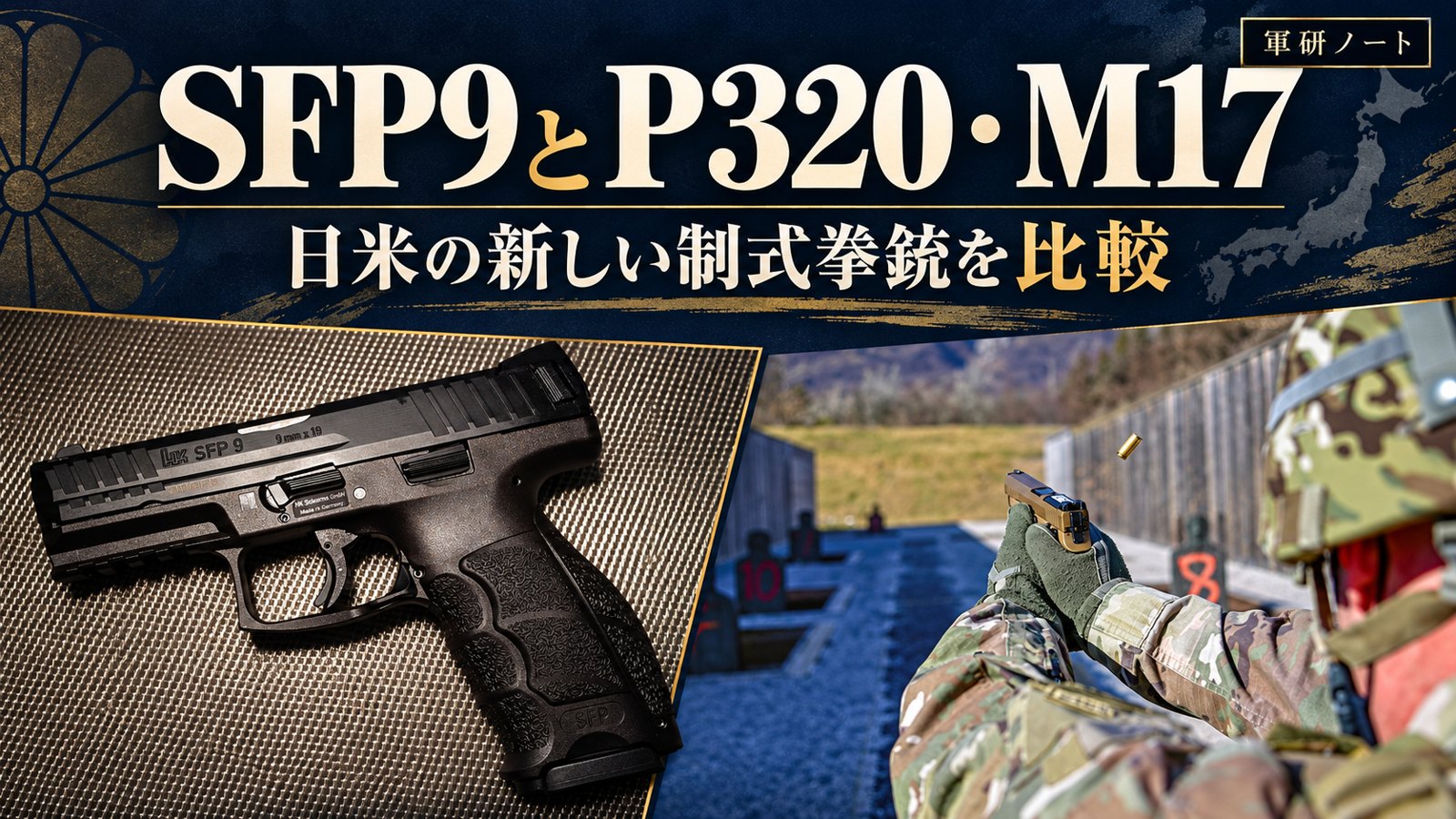 SFP9とSIG P320（M17）の違いの記事表紙