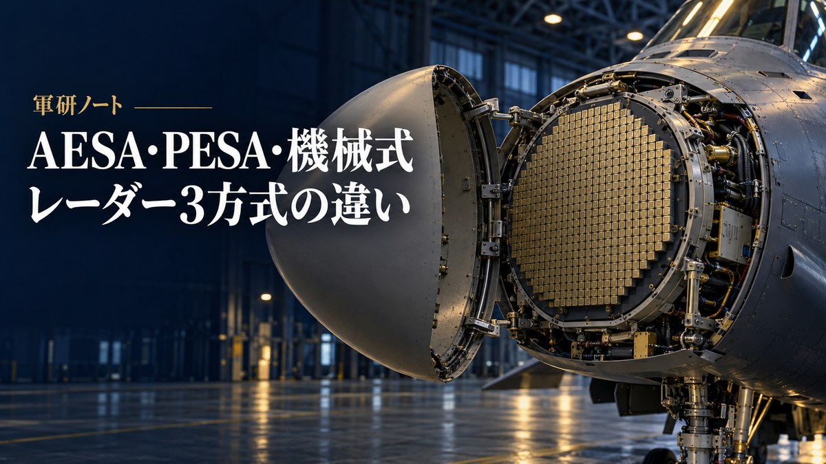 機械式・PESA・AESAの解説記事