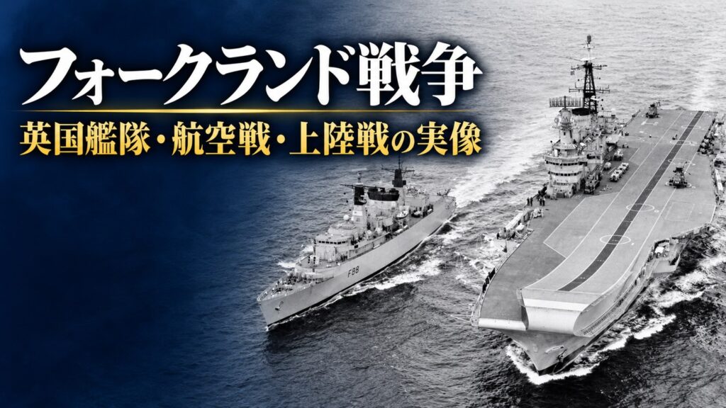 フォークランド紛争はなぜ"現代海戦の教科書"になったのか｜シーハリアーとエグゾセが暴いた艦隊の弱点