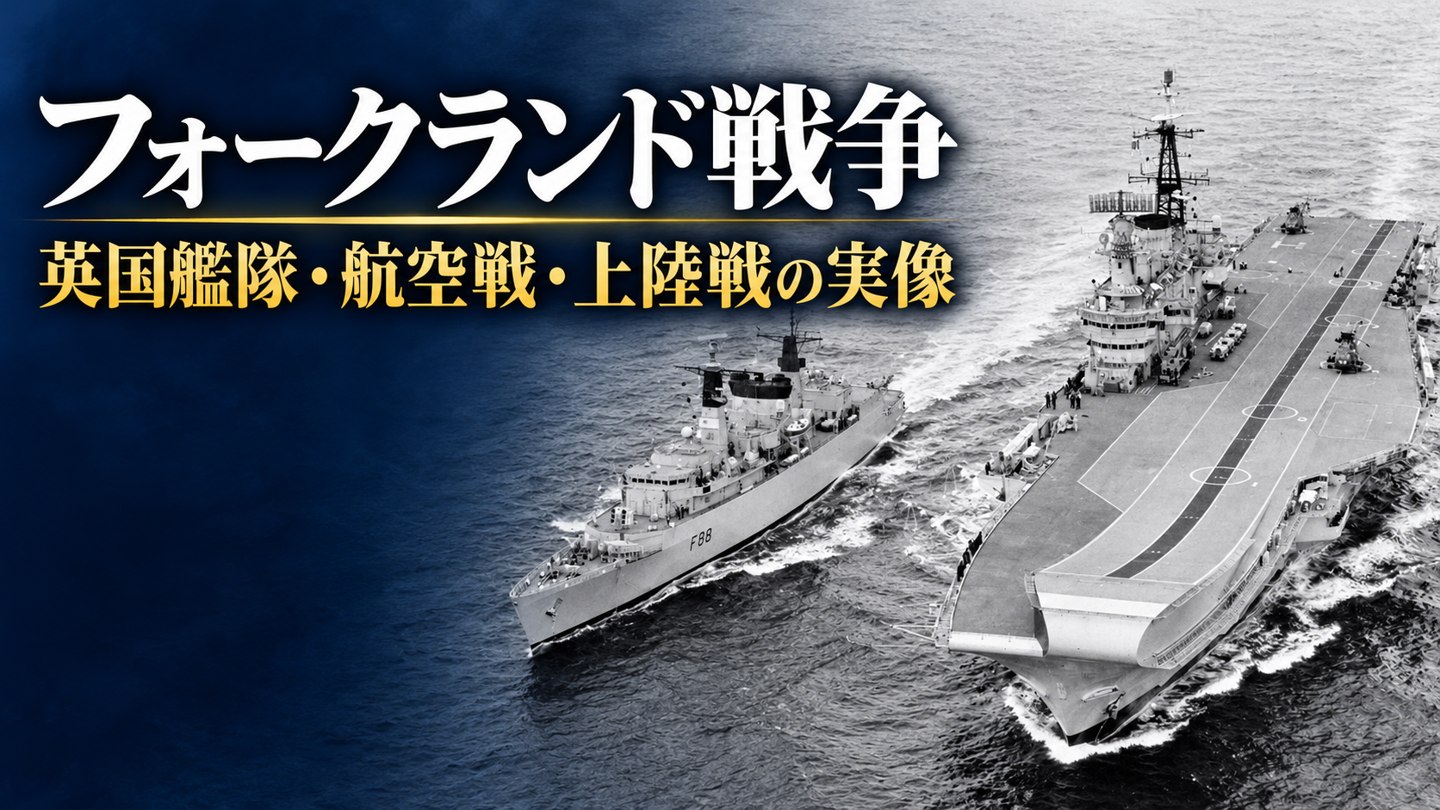 フォークランド紛争はなぜ"現代海戦の教科書"になったのか|シーハリアーとエグゾセが暴いた艦隊の弱点