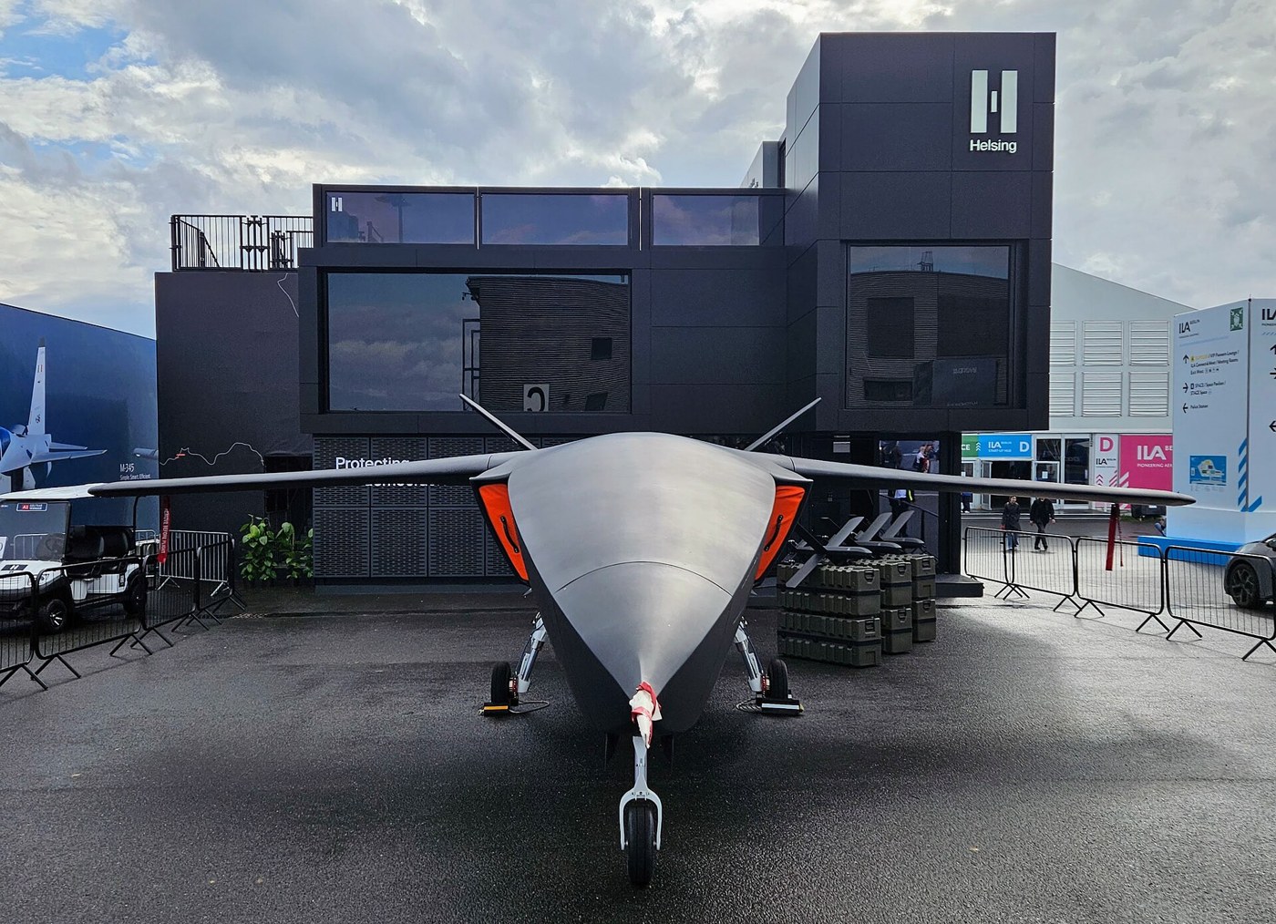 ILAベルリン2026で展示されたCA-1 Europaの模型。