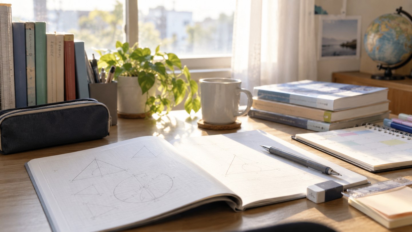 受験準備は、普段の学習と生活習慣を整えるところから。
