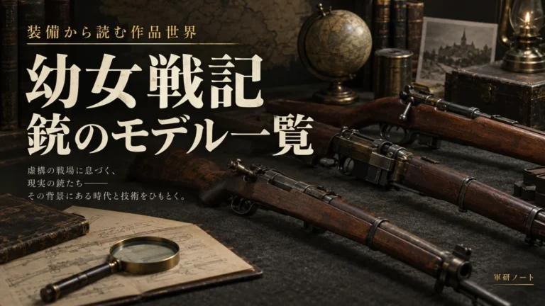 幼女戦記の銃のモデル一覧|ターニャたちの小銃は、史実のドイツ帝国が「空の兵士」に持たせた銃だった──似た実銃と公式モデルを分けて整理