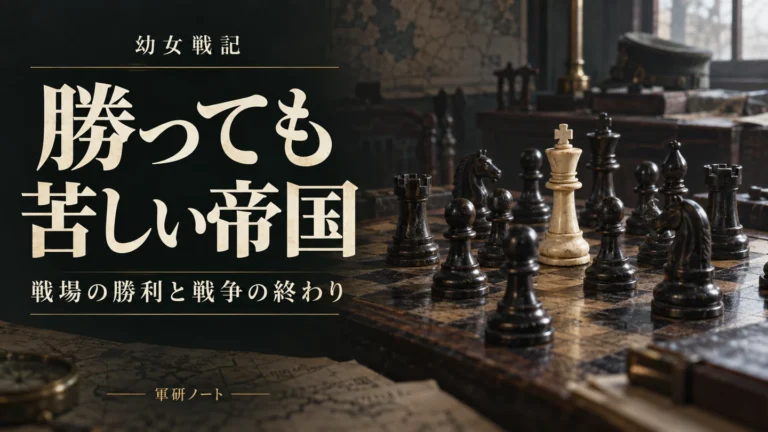 幼女戦記の帝国はなぜ勝っても苦しいのか｜戦場の勝利と戦争の勝利は別物──ハンニバル、ナポレオン、そして日露戦争の日本と比べて考える【考察】