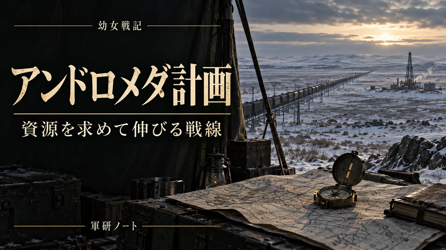 幼女戦記2期のアンドロメダ計画とは?資源を求める大攻勢を史実と比べたら、1942年のブラウ作戦とほぼ同じ筋書きだった──目的・戦線・補給を整理